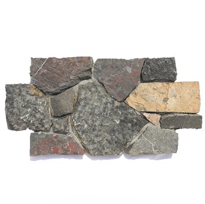 Πέτρινο πάνελ σε σχήμα σταυρού Μαύρη πέτρα πρόσοψης ασβεστόλιθου JRD-099