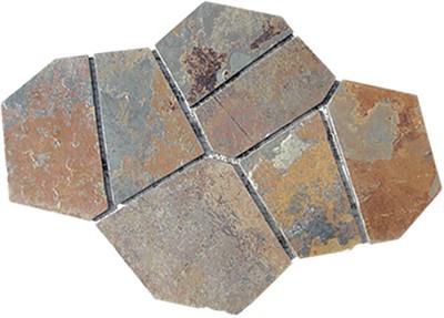 Flagstone Mat Mesh Stone Tile JRL-020
