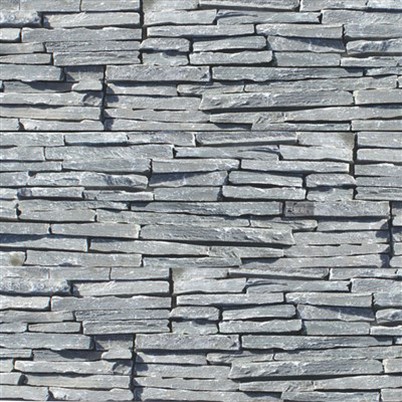 Πάνελ τοίχου με λεπτές λωρίδες γκρι πέτρινη πλάκα JRN-013TS